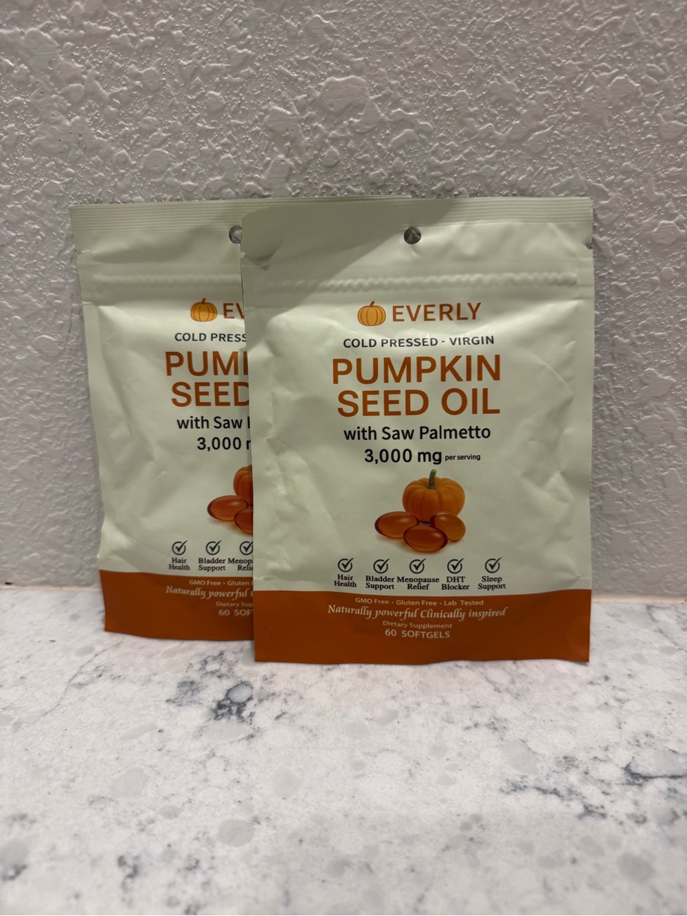 Everly Pumpkin Seed Oil Softgels 2 pack
